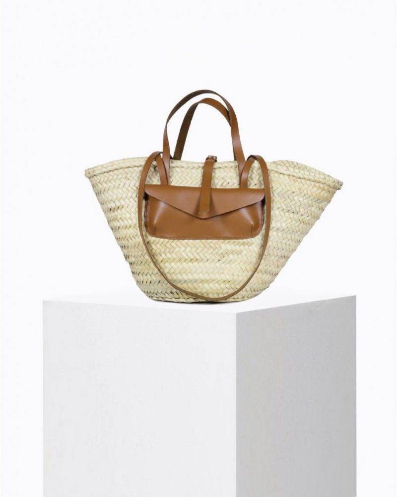 Craie - Panier Moyen Tan-0, für Damen, Beige, One Size von Craie