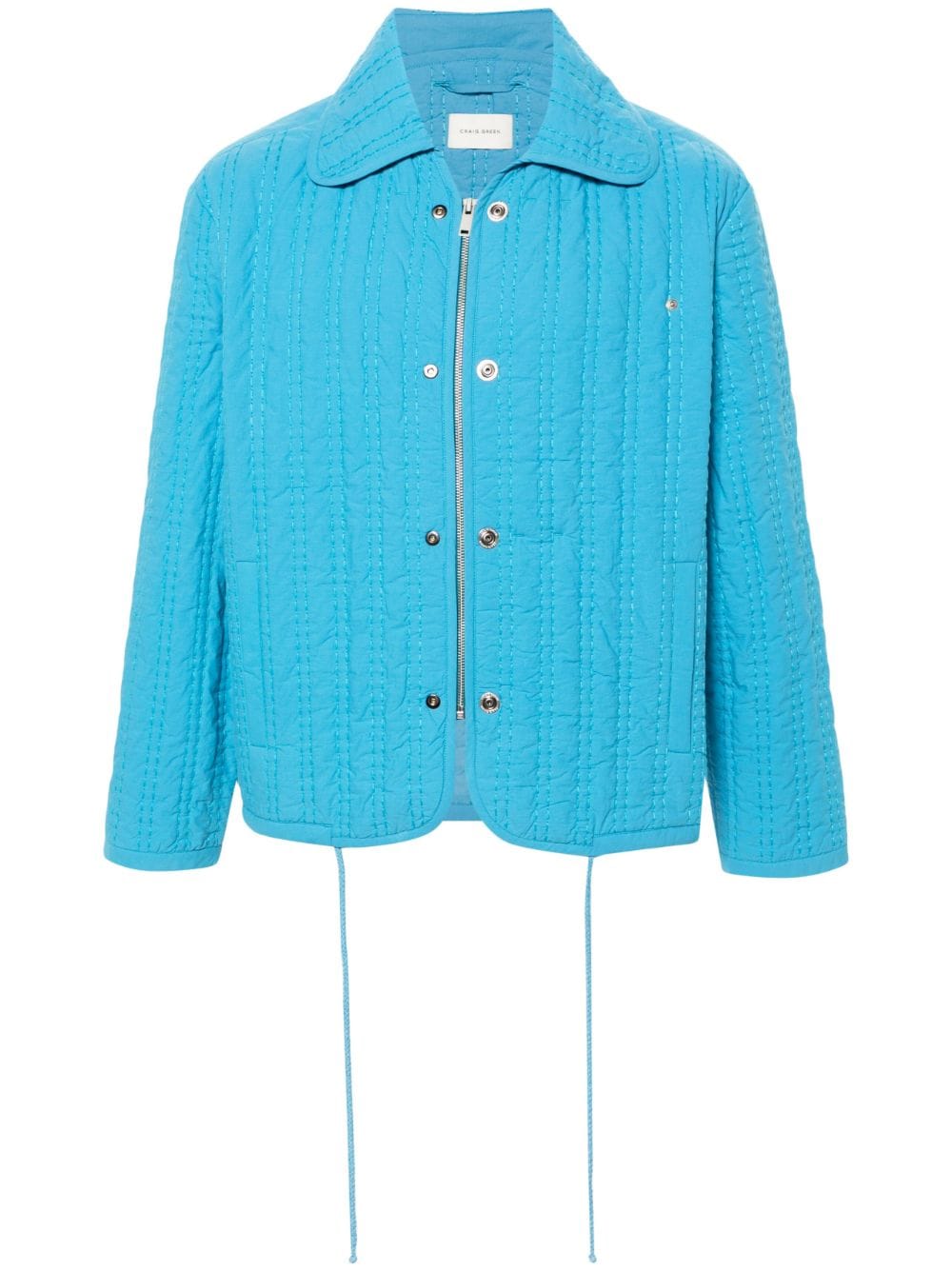 Craig Green decorative-stitching cotton jacket - Blue von Craig Green