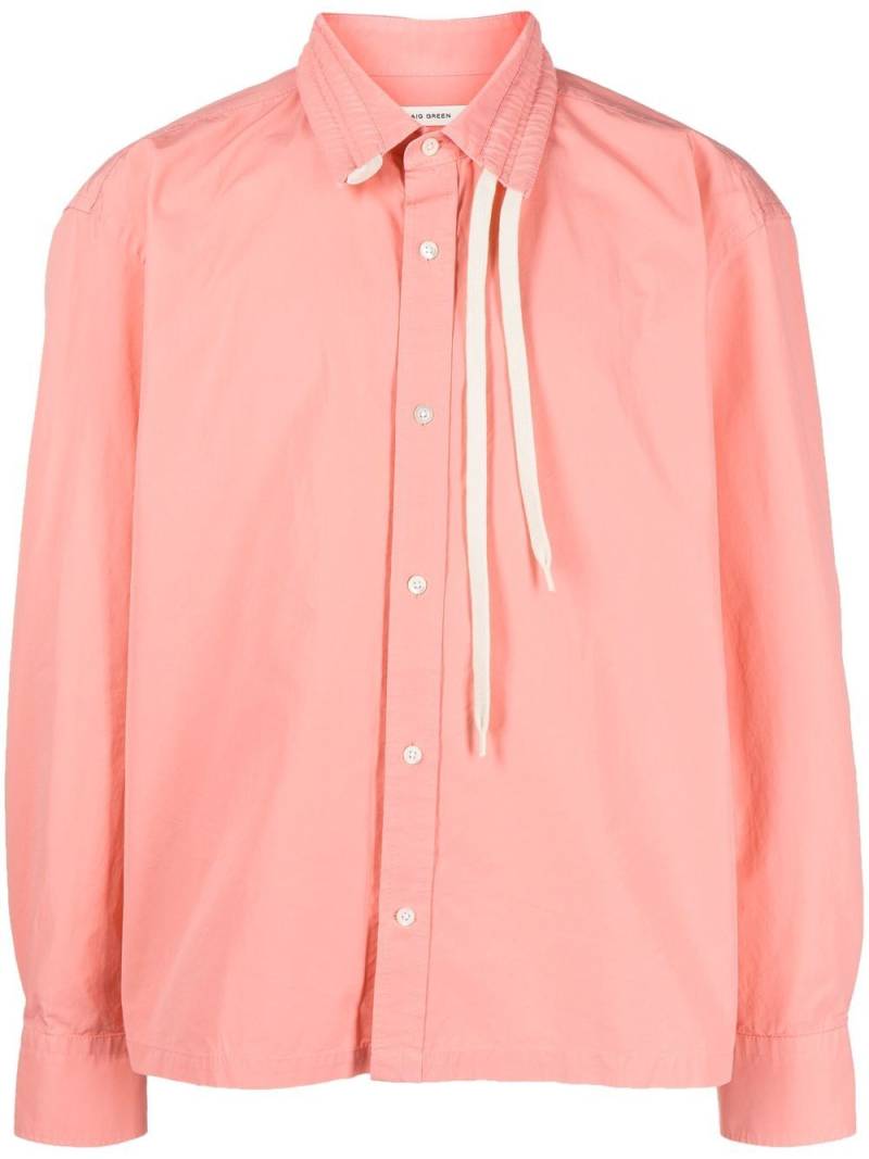 Craig Green drawstring-detail shirt - Pink von Craig Green