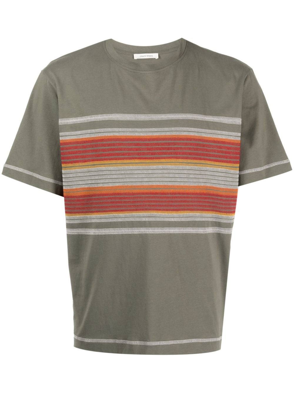 Craig Green flatlock stripe T-shirt von Craig Green