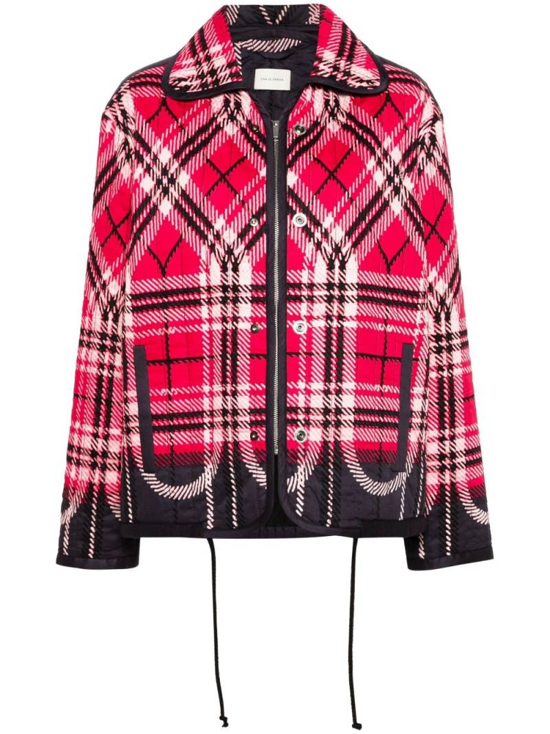 Craig Green plaid-check print jacket - Red von Craig Green