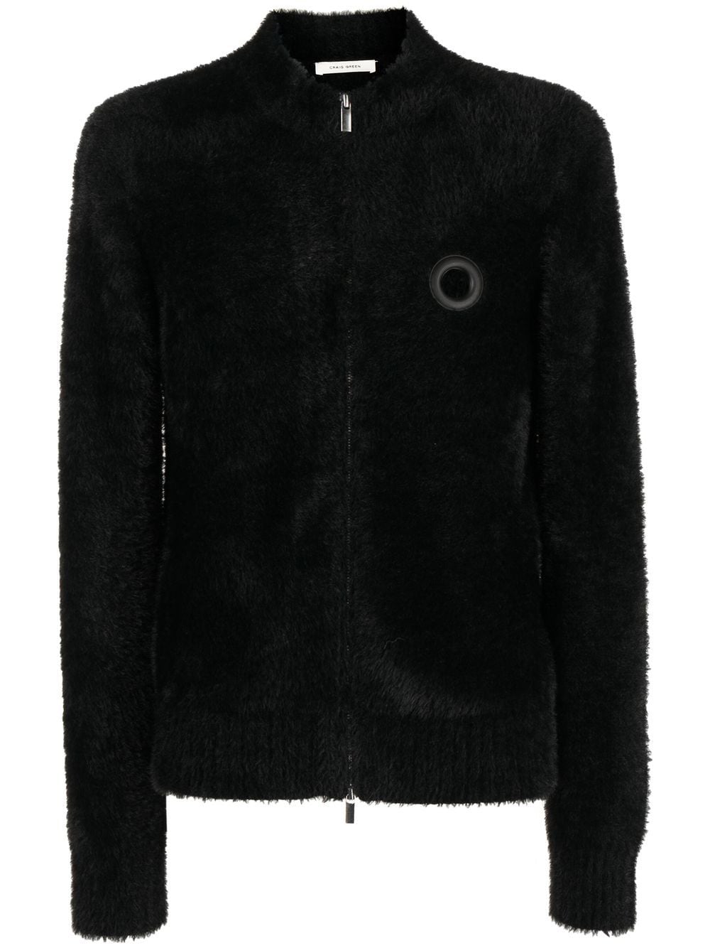 Craig Green zip-up fluffy jumper - Black von Craig Green