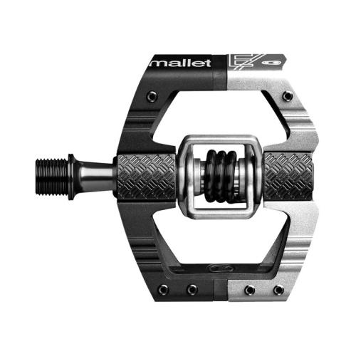 Crankbrothers Cank Brothers Pedal Mallet E Long Spindle - schwarz-silber von Crankbrothers