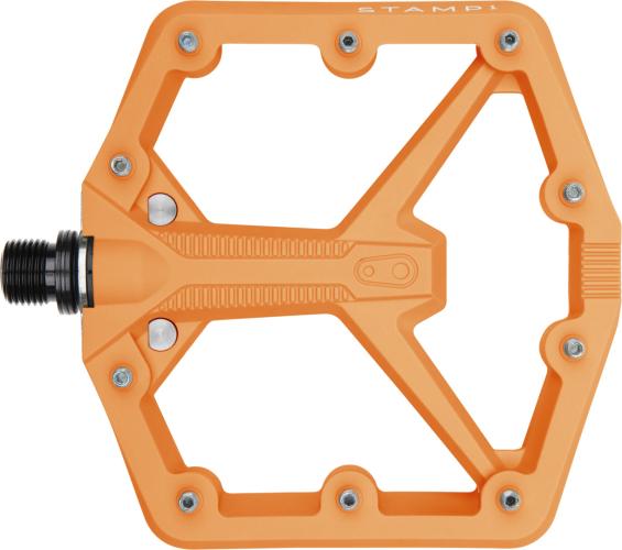 Crankbrothers Pedal Stamp 1 large - orange Gen 2 von Crankbrothers