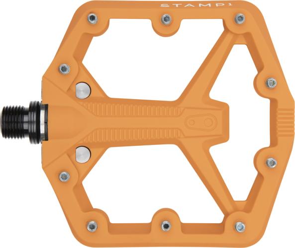 Crankbrothers Pedal Stamp 1 small - orange Gen 2 von Crankbrothers