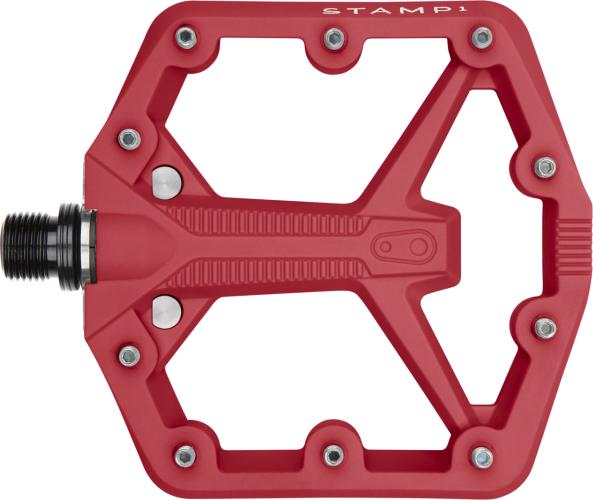 Crankbrothers Pedal Stamp 1 small - red Gen 2 von Crankbrothers