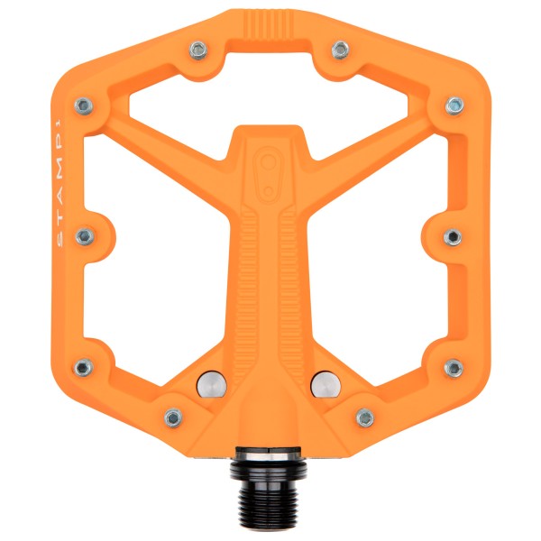 Crankbrothers - Stamp 1 Gen 2 Plattform-Pedal - Plattformpedale Gr Large orange von Crankbrothers