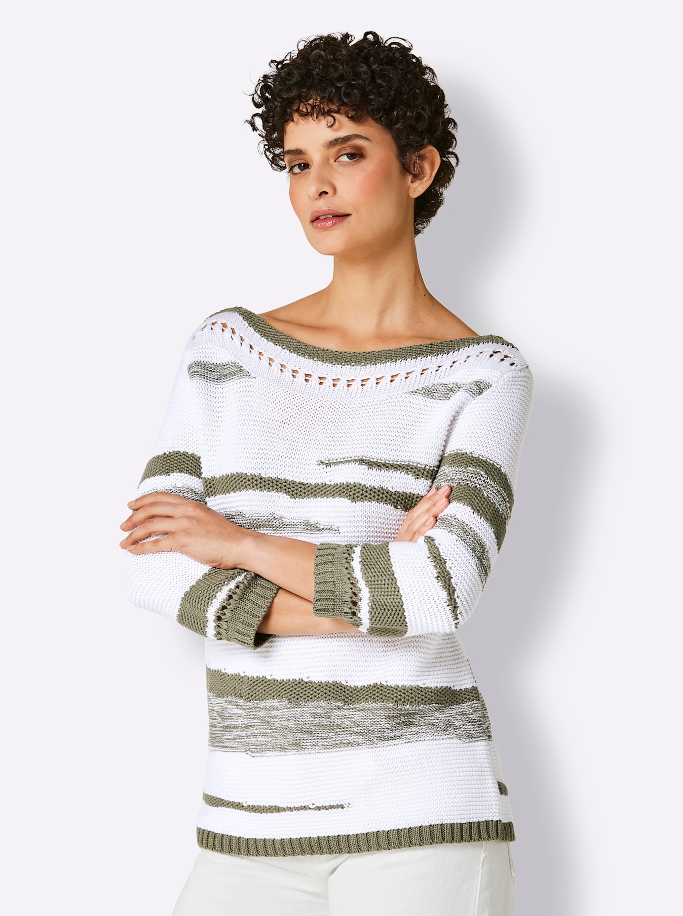 creation L 3/4 Arm-Pullover »Pullover« creation L 3/4 Arm-Pullover »Pullover« von Creation L