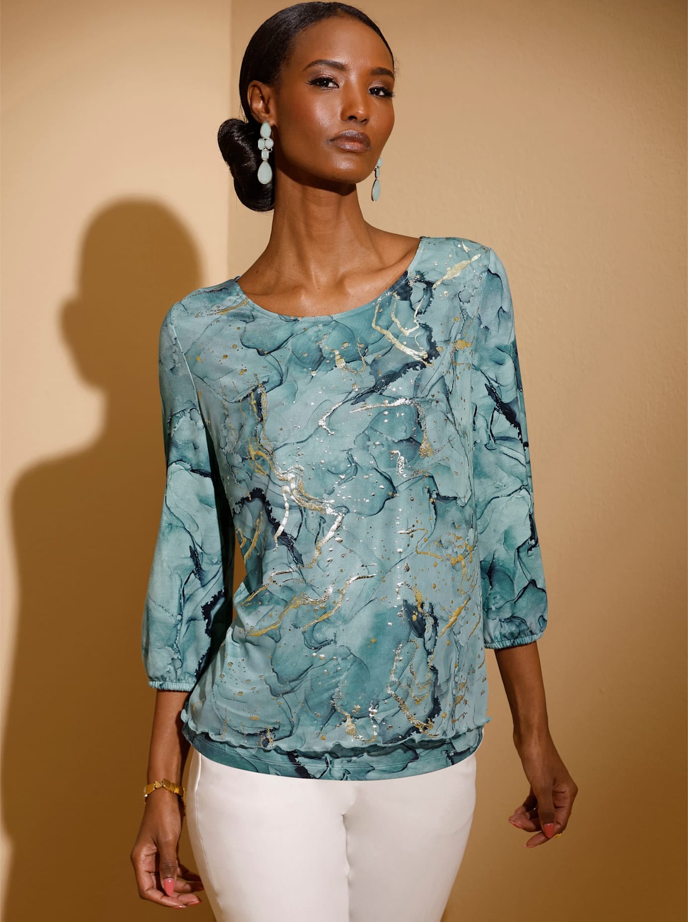 creation L 3/4-Arm-Shirt »Mesh-Shirt« creation L 3/4-Arm-Shirt »Mesh-Shirt« von Creation L