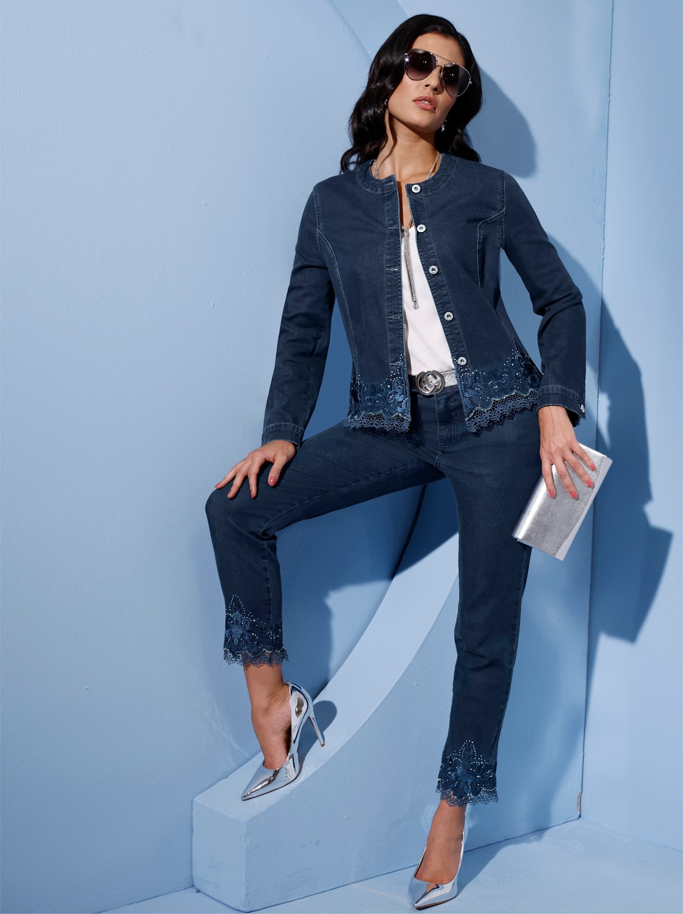 creation L Jeansblazer »Jeans-Blazer« creation L Jeansblazer »Jeans-Blazer« von Creation L