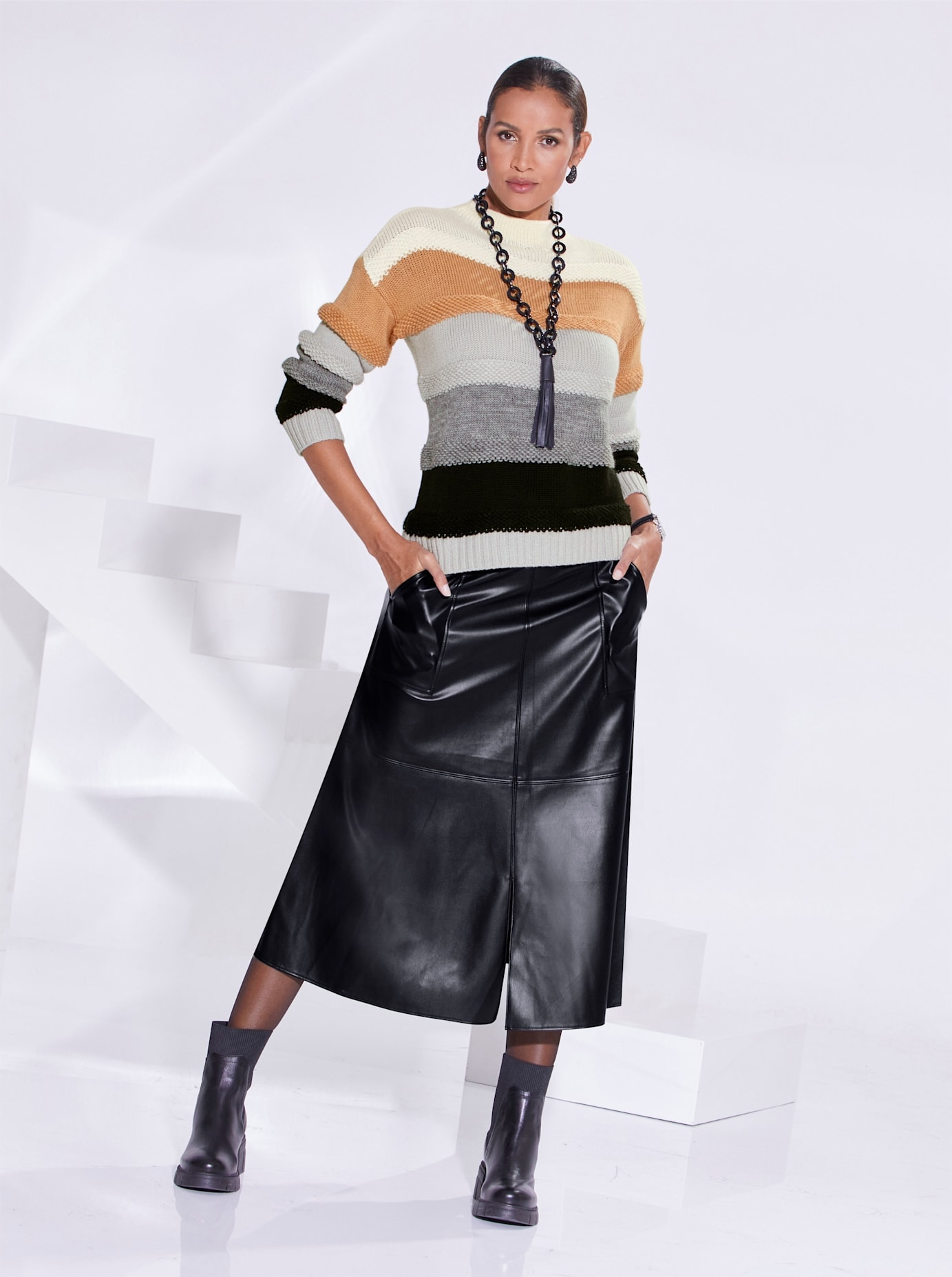 creation L Strickpullover »Merino-Mix-Pullover« creation L Strickpullover »Merino-Mix-Pullover« von Creation L