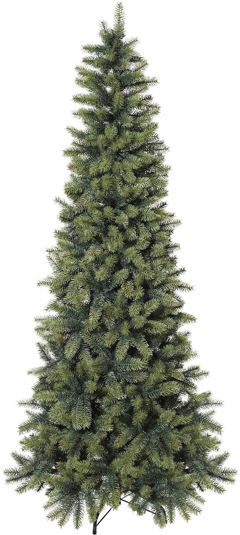 Creativ deco Künstlicher Weihnachtsbaum »Weihnachtsdeko aussen, künstlicher Christbaum, Tannenbaum«, in schlanker Form Creativ deco Künstlicher Weihnachtsbaum »Weihnachtsdeko aussen, künstlicher Christbaum, Tannenbaum«, in schlanker Form von Creativ deco