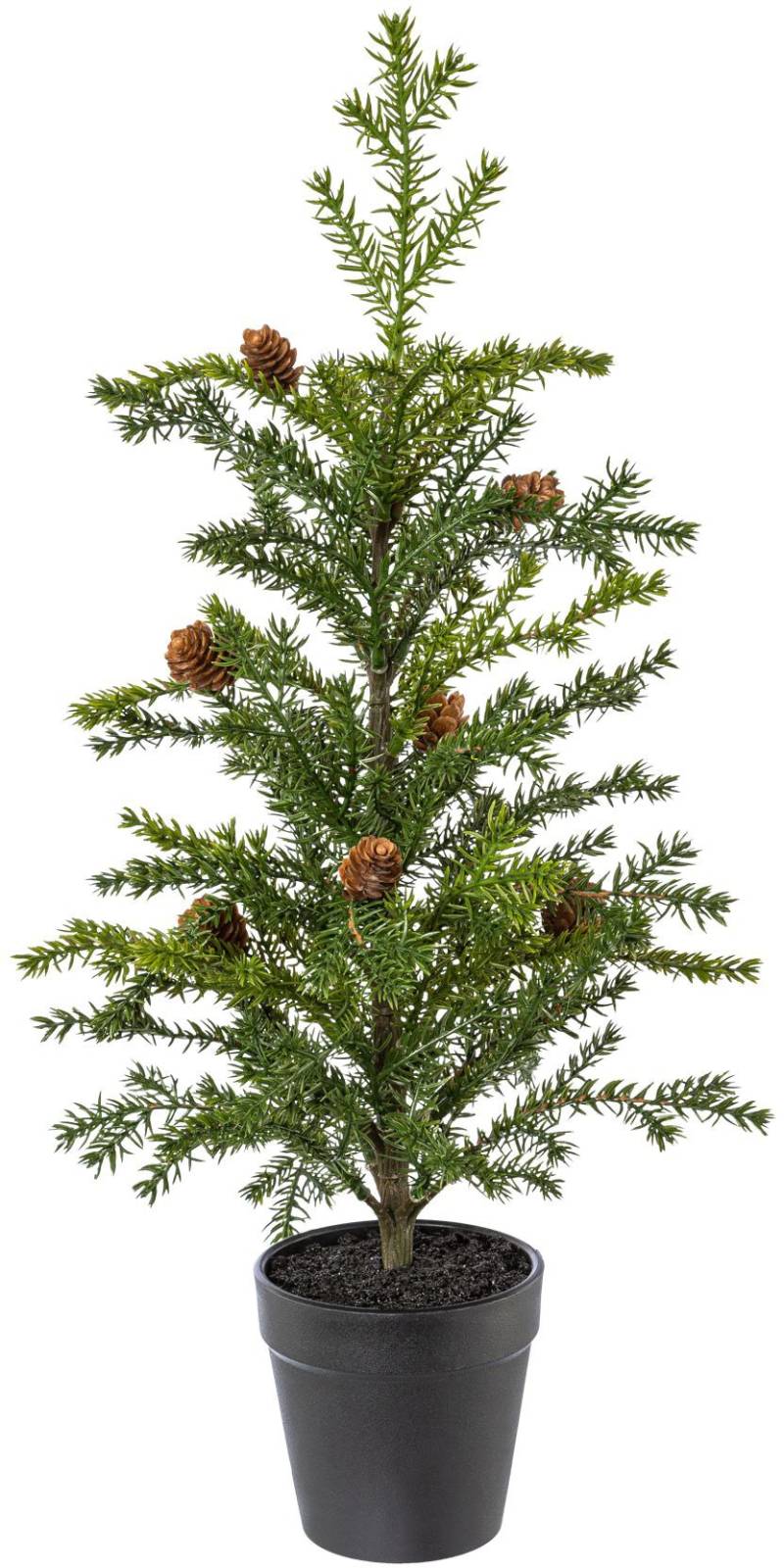 Creativ green Künstlicher Weihnachtsbaum »Weihnachtsdeko, künstlicher Christbaum, Tannenbaum«, mit Zapfen von Creativ green