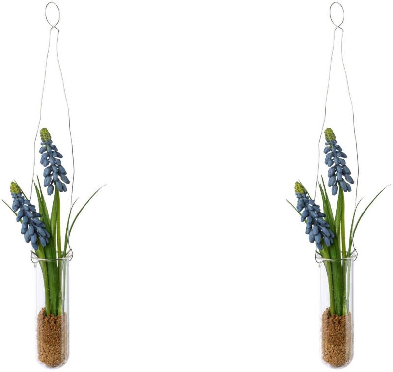 Creativ green Kunstblume »Muscari in Hängevase« von Creativ green