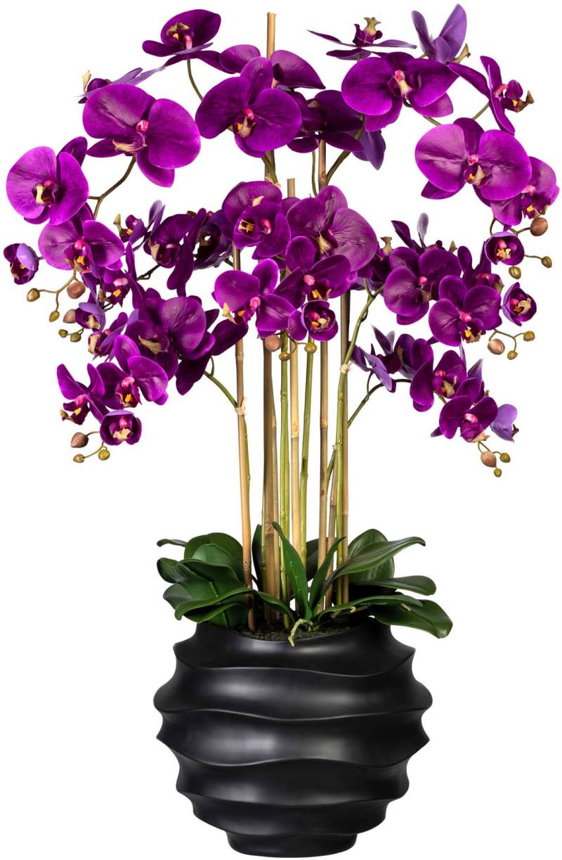 Creativ green Kunstorchidee »Phalaenopsis«, in Design-Kunststoffvase von Creativ green