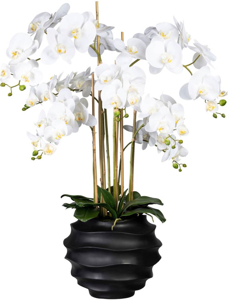 Creativ green Kunstorchidee »Phalaenopsis«, in Design-Kunststoffvase von Creativ green