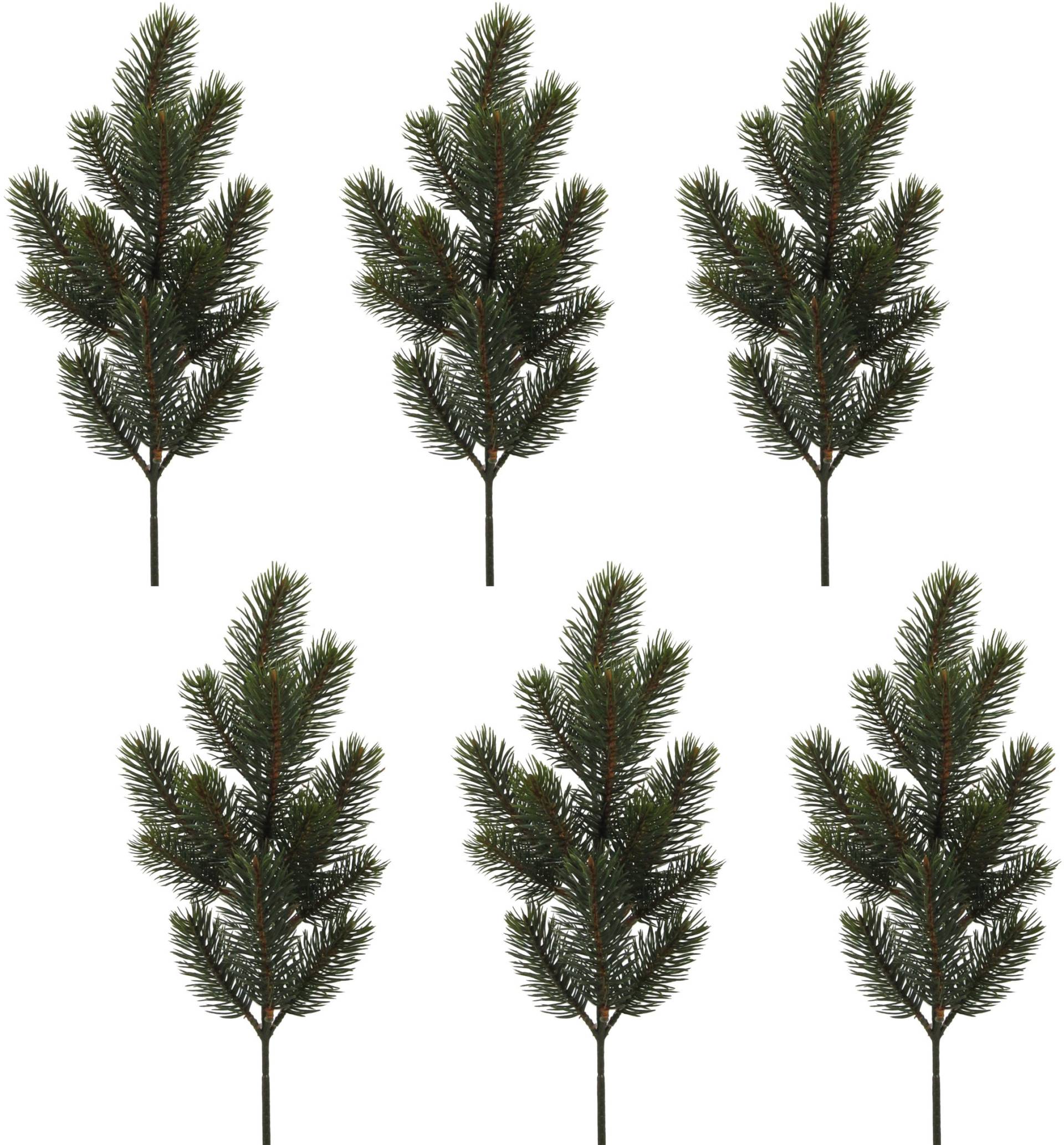 Creativ green Winterliche Kunstpflanze »Weihnachtsdeko«, Zweig, 6 Stück im Set von Creativ green