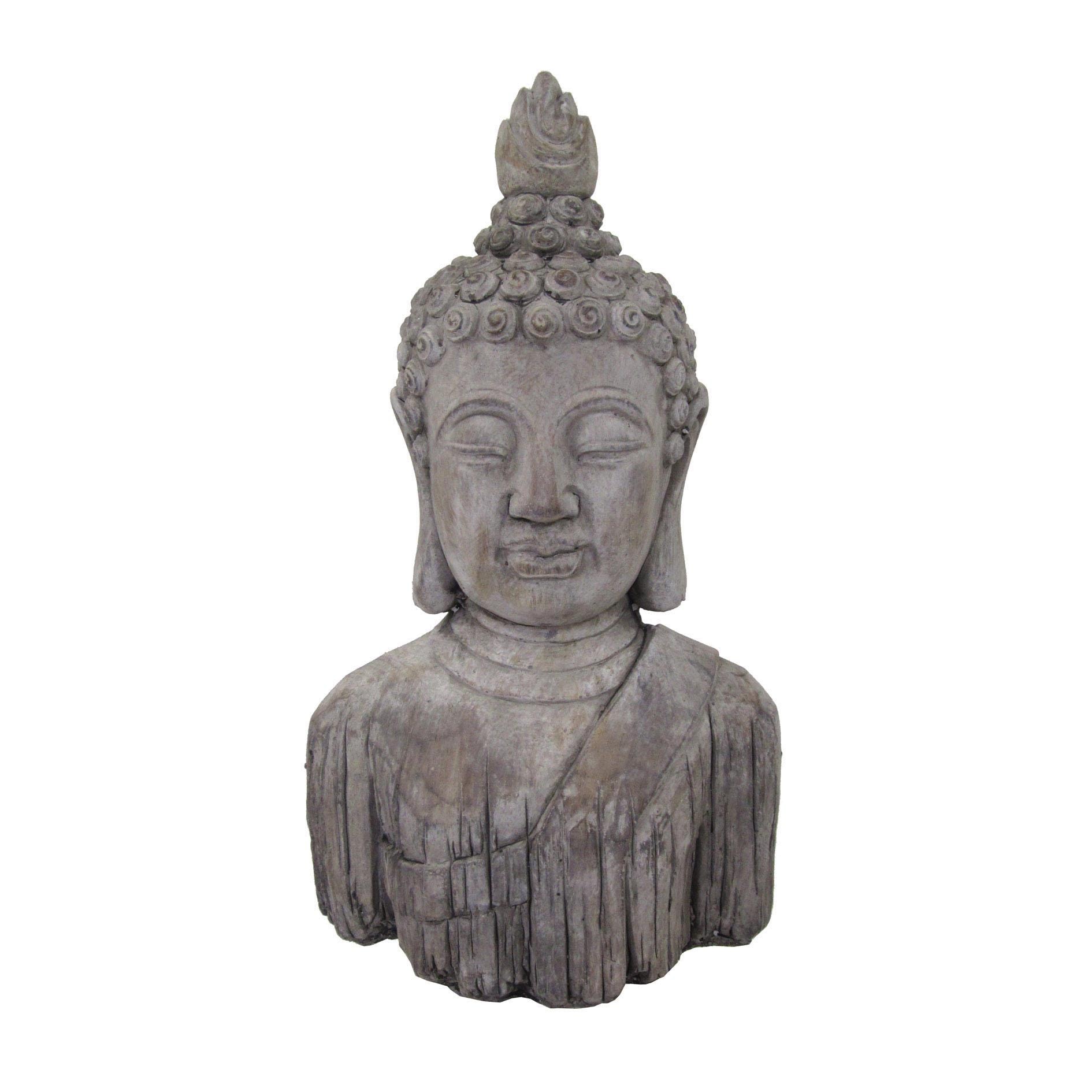 Creativ home Buddhafigur, Buddha Kopf von Creativ home