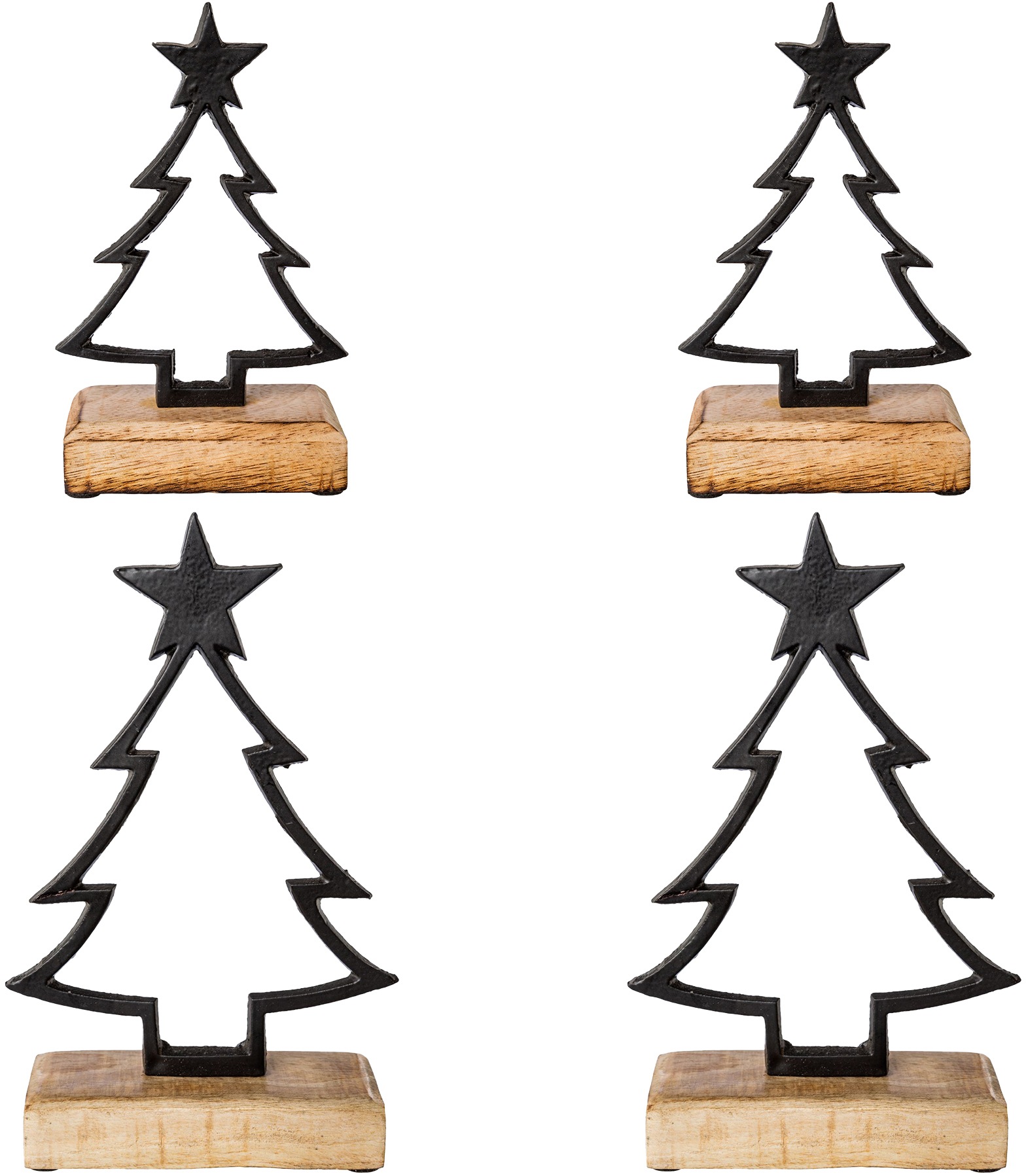 Creativ home Weihnachtsfigur »Weihnachtsdeko«, Tannenbaum auf Holzbase von Creativ home