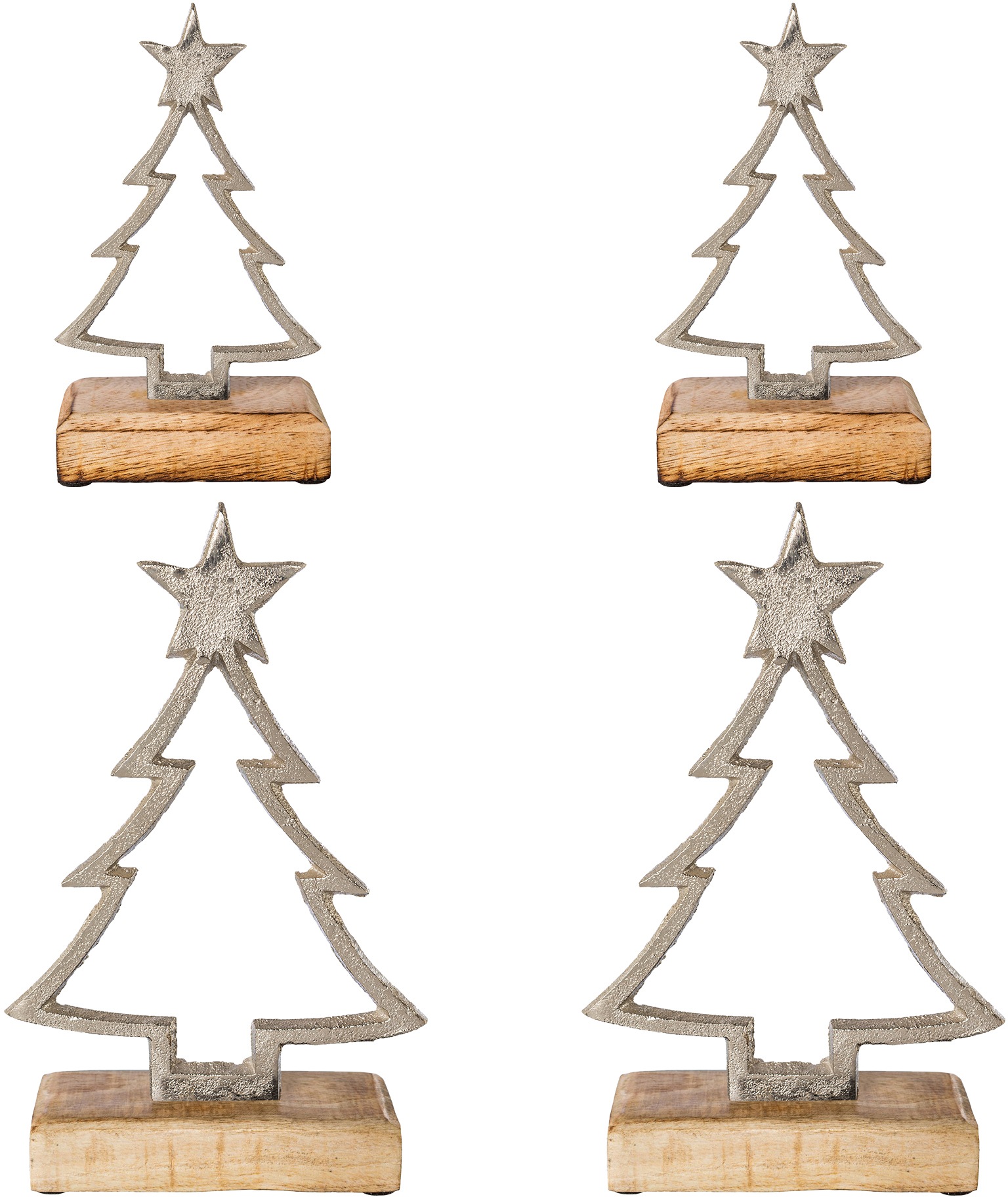 Creativ home Weihnachtsfigur »Weihnachtsdeko«, Tannenbaum auf Holzbase von Creativ home