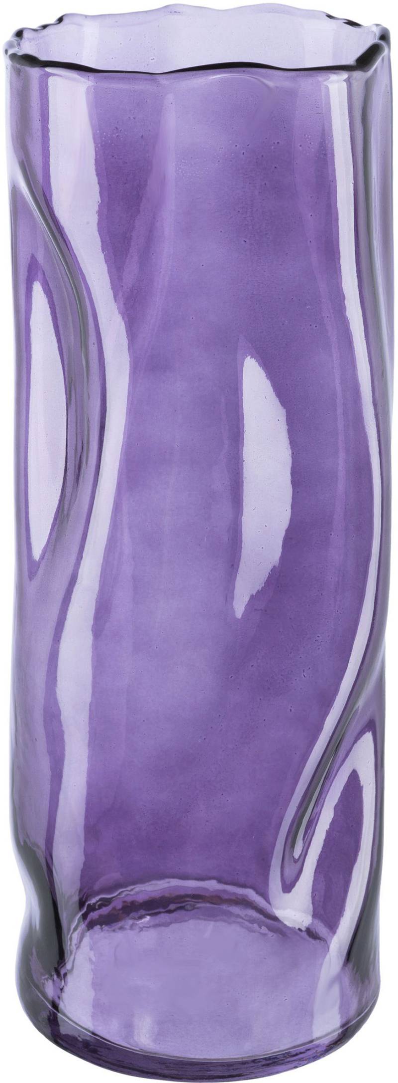 Creativ home Tischvase »Blumenvase«, (1 St.), Vase aus Glas, im Crunch-Design, Höhe ca. 30 cm von Creativ home