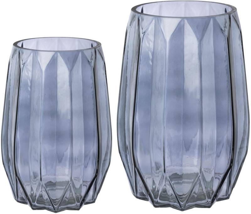 Creativ home Tischvase »Blumenvase aus Glas«, (Set, 2 St.), mit aussergewöhnlicher Farbgebung von Creativ home