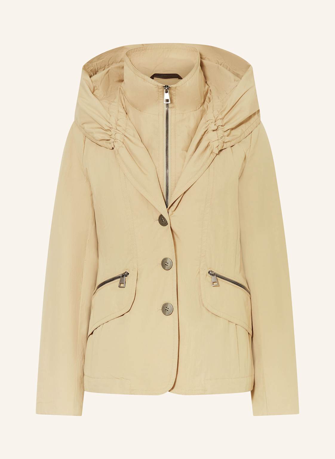 Creenstone Jacke Haly Mit Blende beige Creenstone Jacke Haly Mit Blende beige von Creenstone