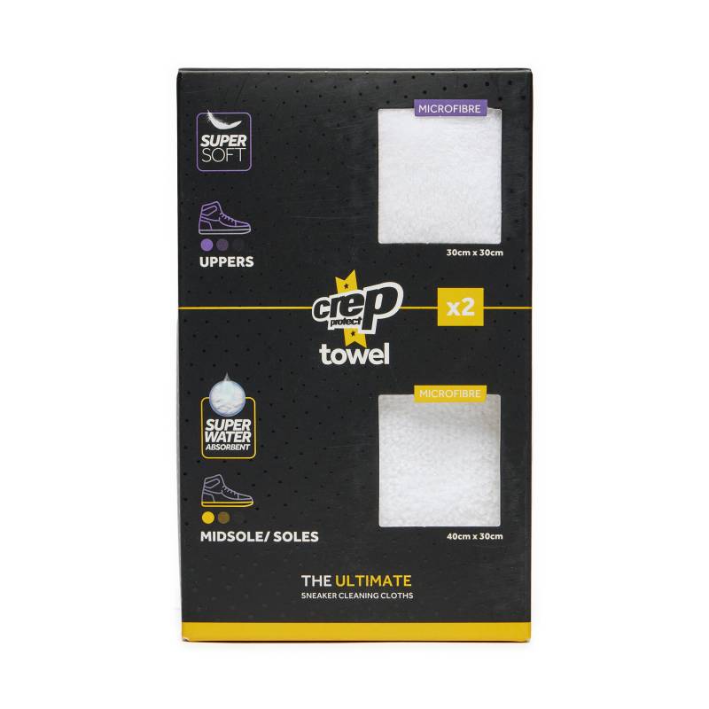 Geschirrtücher-Set Crep Protect The Ultimate Sneaker Cleaning Cloths CP039 Weiß von Crep Protect