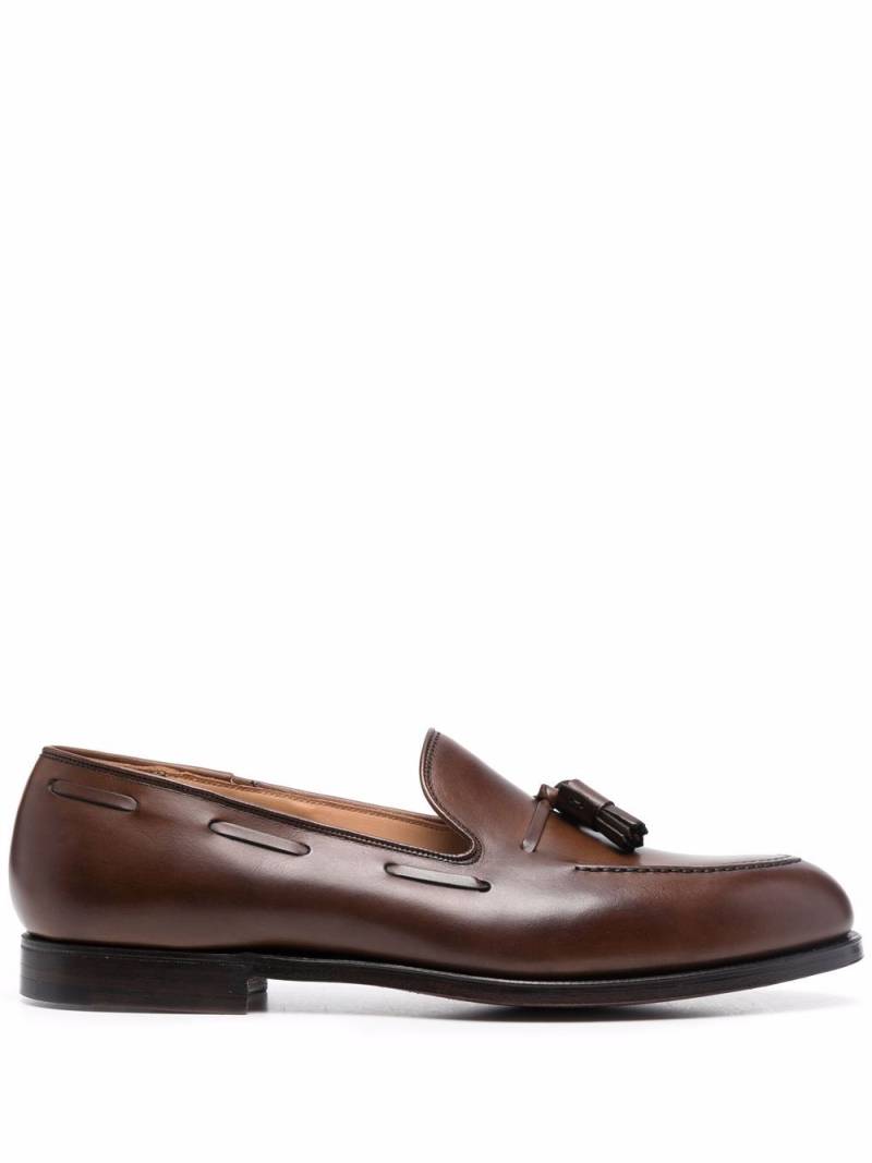 Crockett & Jones tasseled leather loafers - Brown von Crockett & Jones