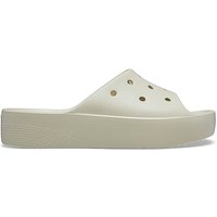 CROCS Badepantoffel Classic Platform Slide beige | 37-38 von Crocs