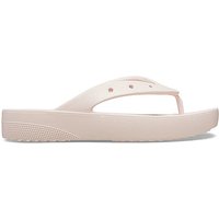 CROCS Damen Zehentrenner Classic Platform Flip rosa | 37-38 von Crocs