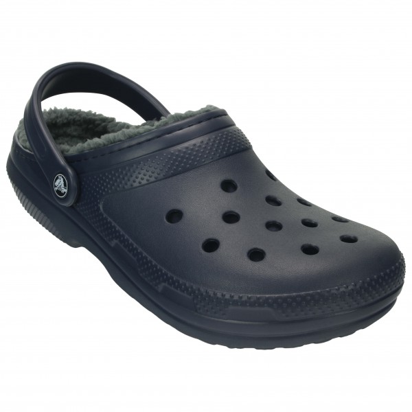 Crocs - Classic Lined Clog - Sandalen Gr M11 blau von Crocs