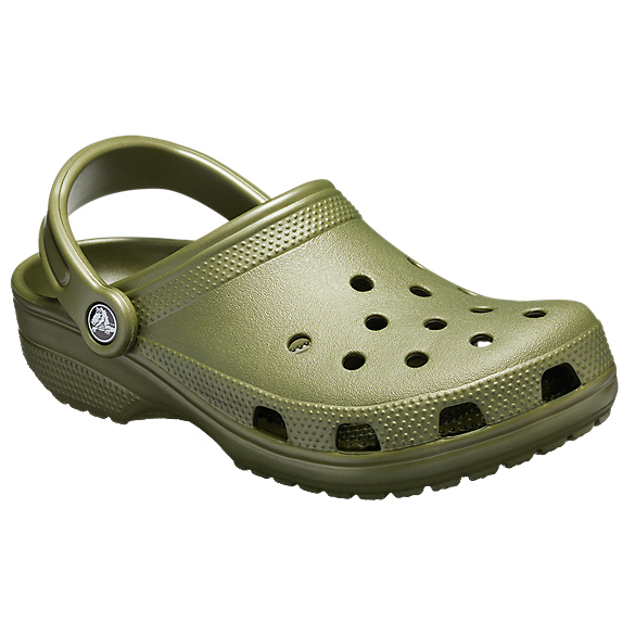 Crocs - Classic - Sandalen Gr M12 oliv von Crocs