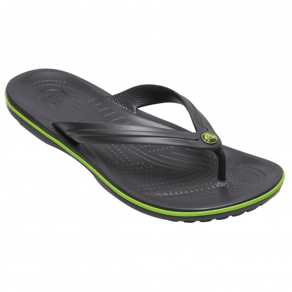 Crocs - Crocband Flip - Sandalen Gr M11 grau von Crocs