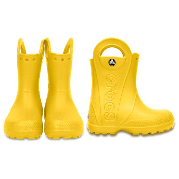 Crocs - Handle It Rain Boot Kids - Gummistiefel Gr C10 gelb von Crocs