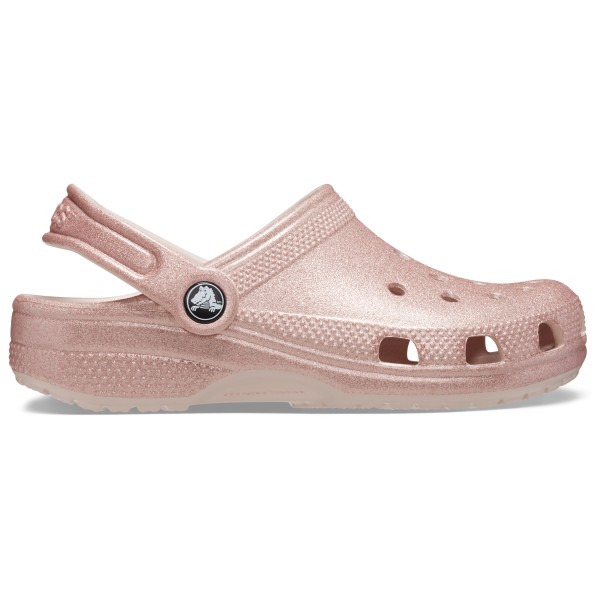 Crocs - Kid's Classic Glitter Clog - Sandalen Gr J1;J2;J3 grau;rosa/braun von Crocs