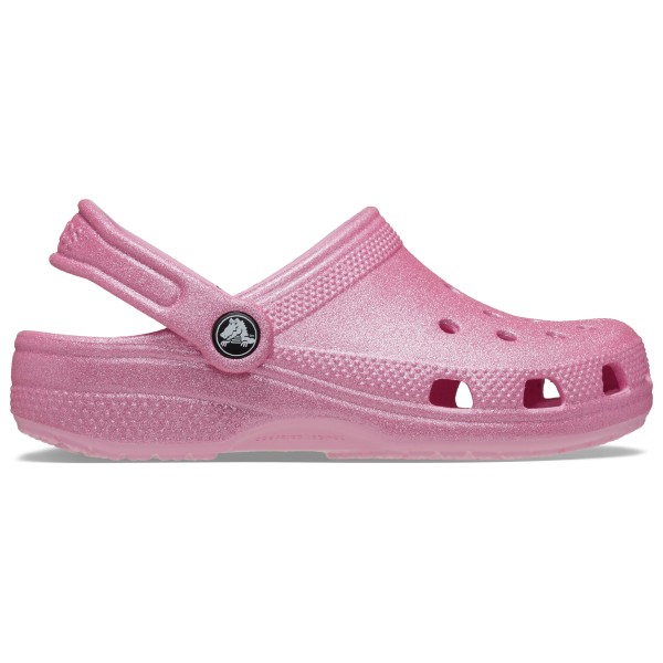 Crocs - Kid's Classic Glitter Clog - Sandalen Gr J1 rosa von Crocs