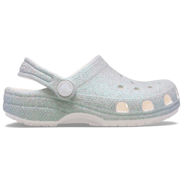 Crocs - Kid's Classic Iridescent Glitter - Sandalen Gr 22-23 grau von Crocs