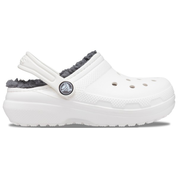 Crocs - Kid's Classic Lined Clog - Hüttenschuhe Gr C12 weiß/grau Crocs - Kid's Classic Lined Clog - Hüttenschuhe Gr C12 weiß/grau von Crocs