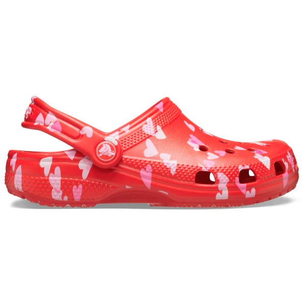 Crocs - Kid's Classic VDay Graphic Clog - Sandalen Gr 32-33 rot von Crocs