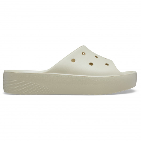 Crocs - Women's Classic Platform Slide - Sandalen Gr W7 grau/beige Crocs - Women's Classic Platform Slide - Sandalen Gr W7 grau/beige von Crocs