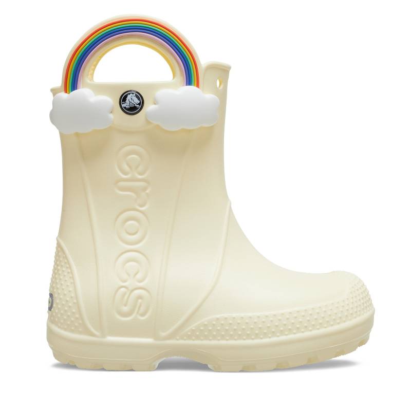 Gummistiefel Crocs Handle It Rainbow Rain Boot Kids 210026 Gelb von Crocs