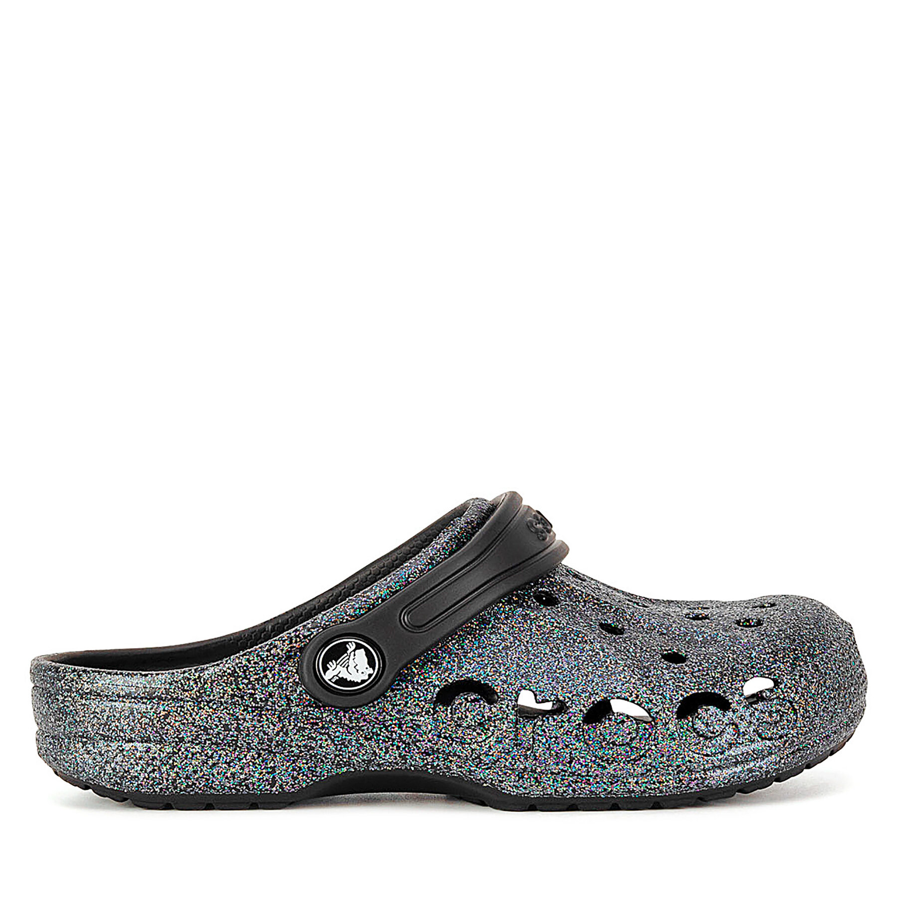 Pantoletten Crocs BAYA GLITTER CLOG 207015-0C4 Schwarz von Crocs