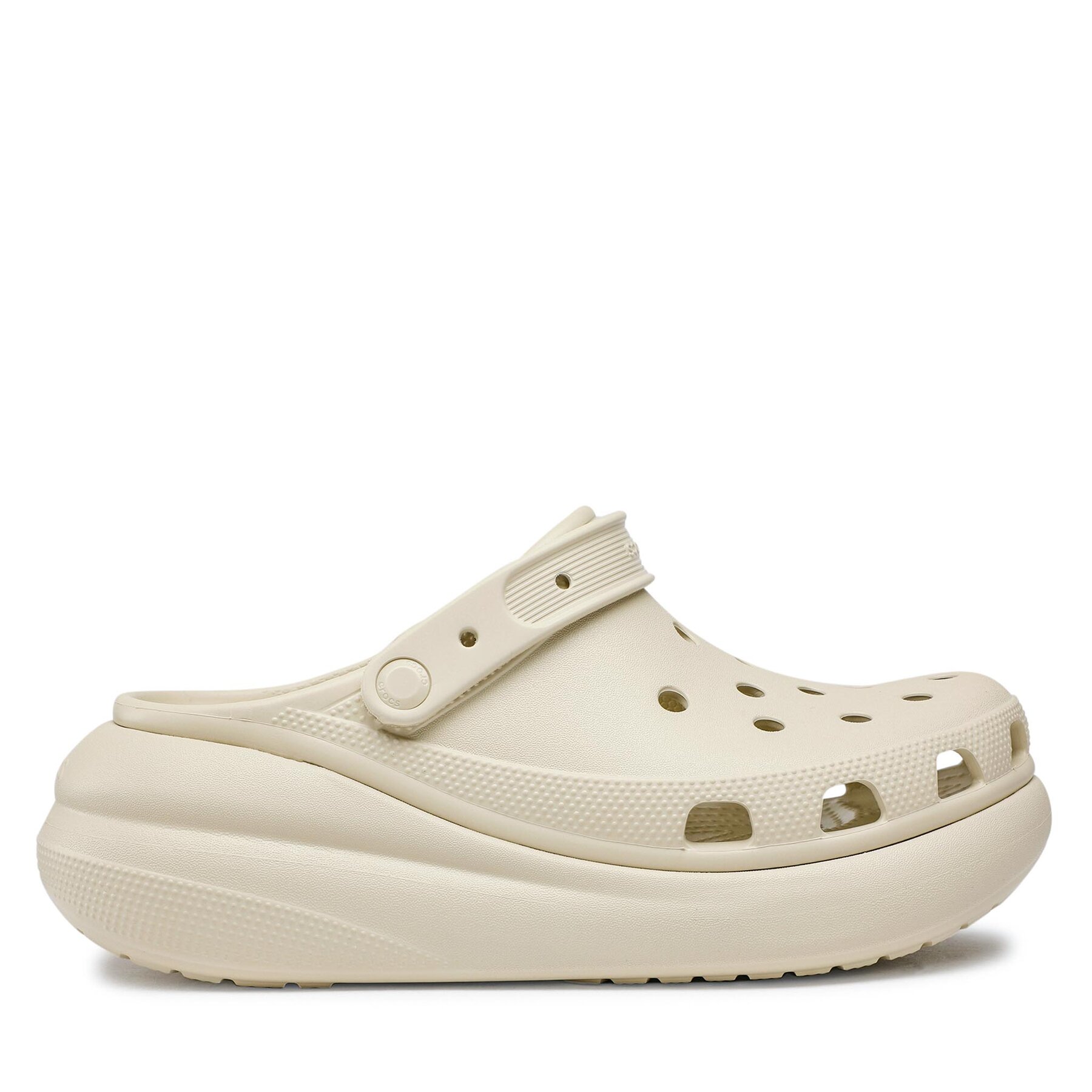 Pantoletten Crocs Classic Crush Clog 207521 Beige von Crocs