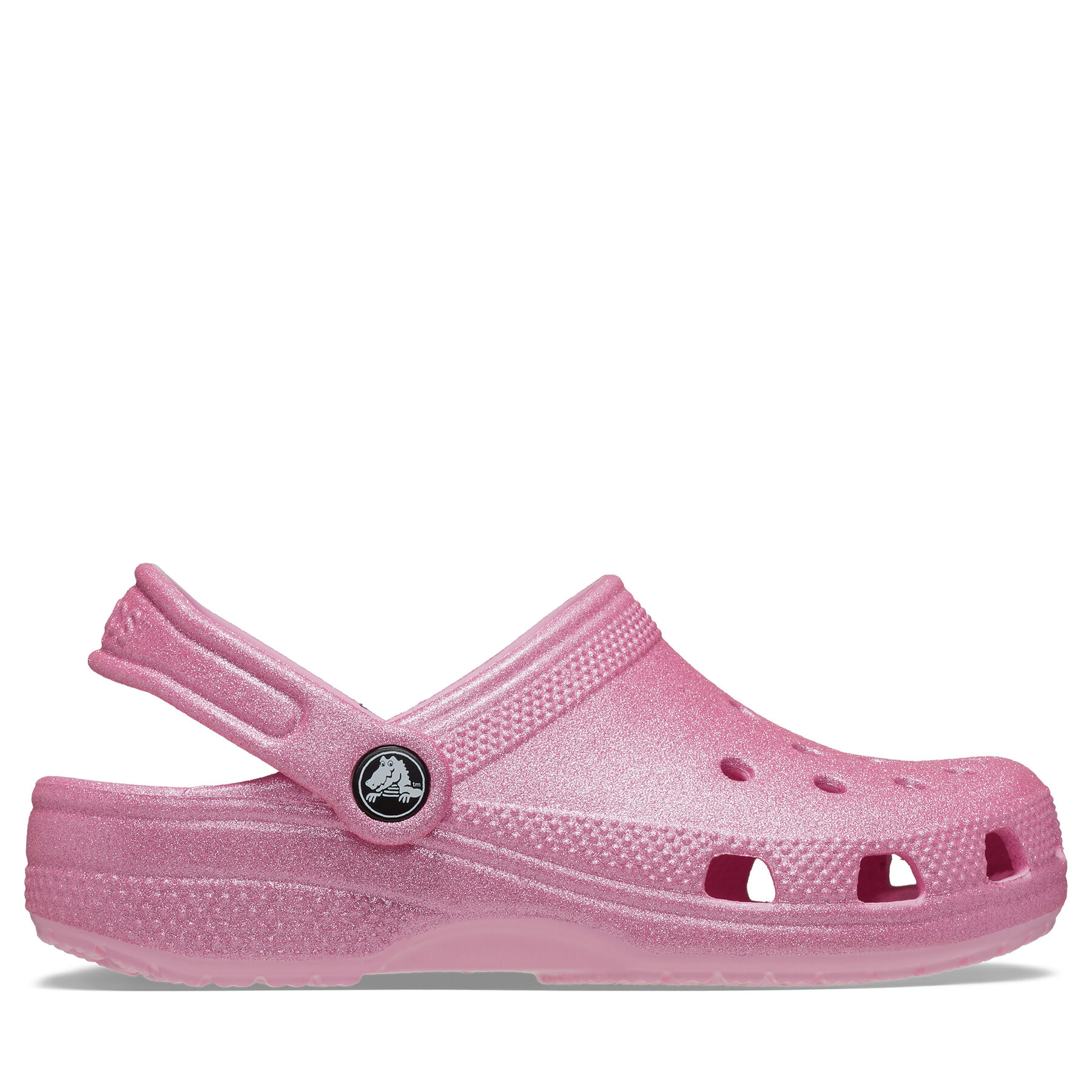 Pantoletten Crocs Classic Glitter Kids Clog T 206992 Rosa von Crocs