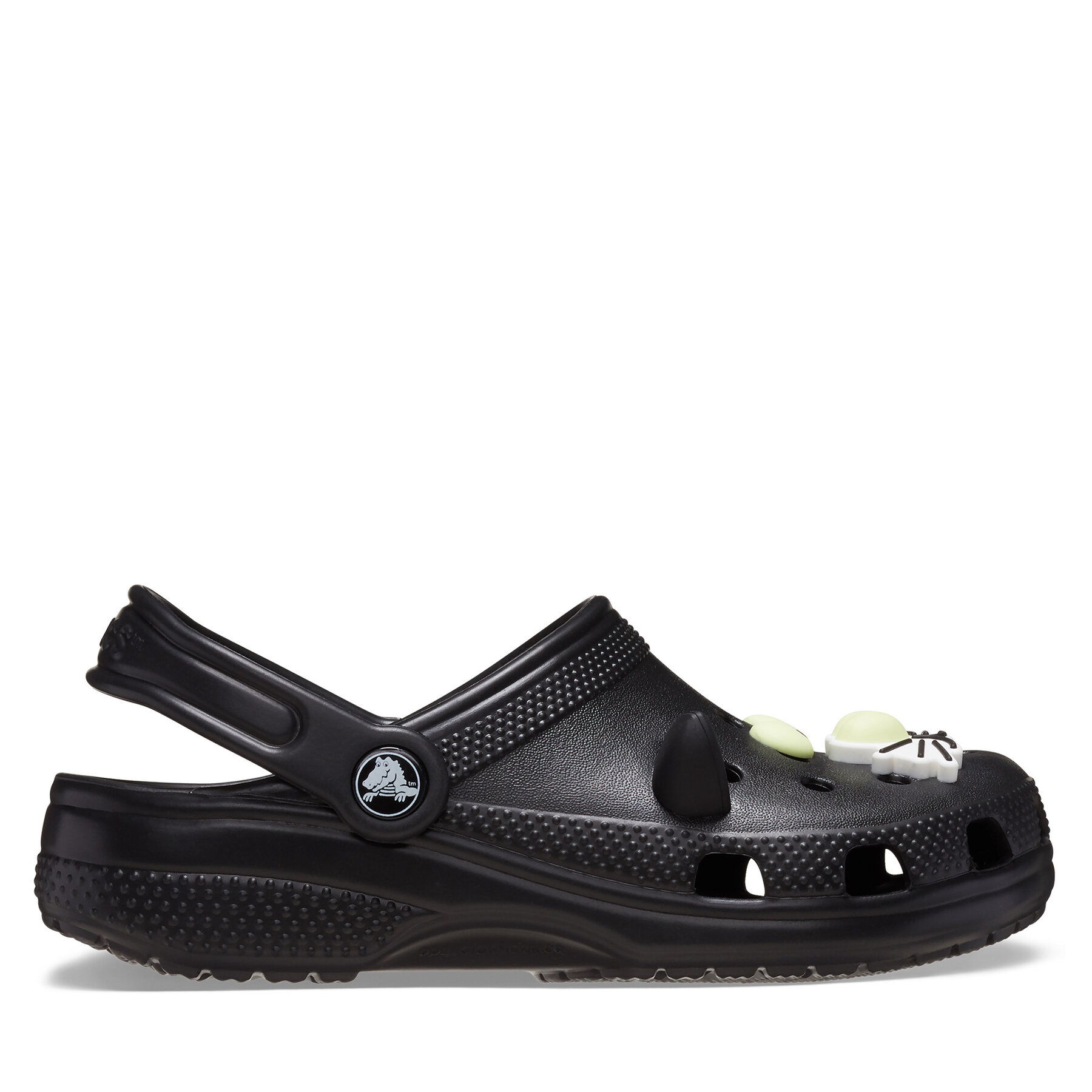 Pantoletten Crocs Classic Glow Black Cat Clog K 210387 Schwarz von Crocs