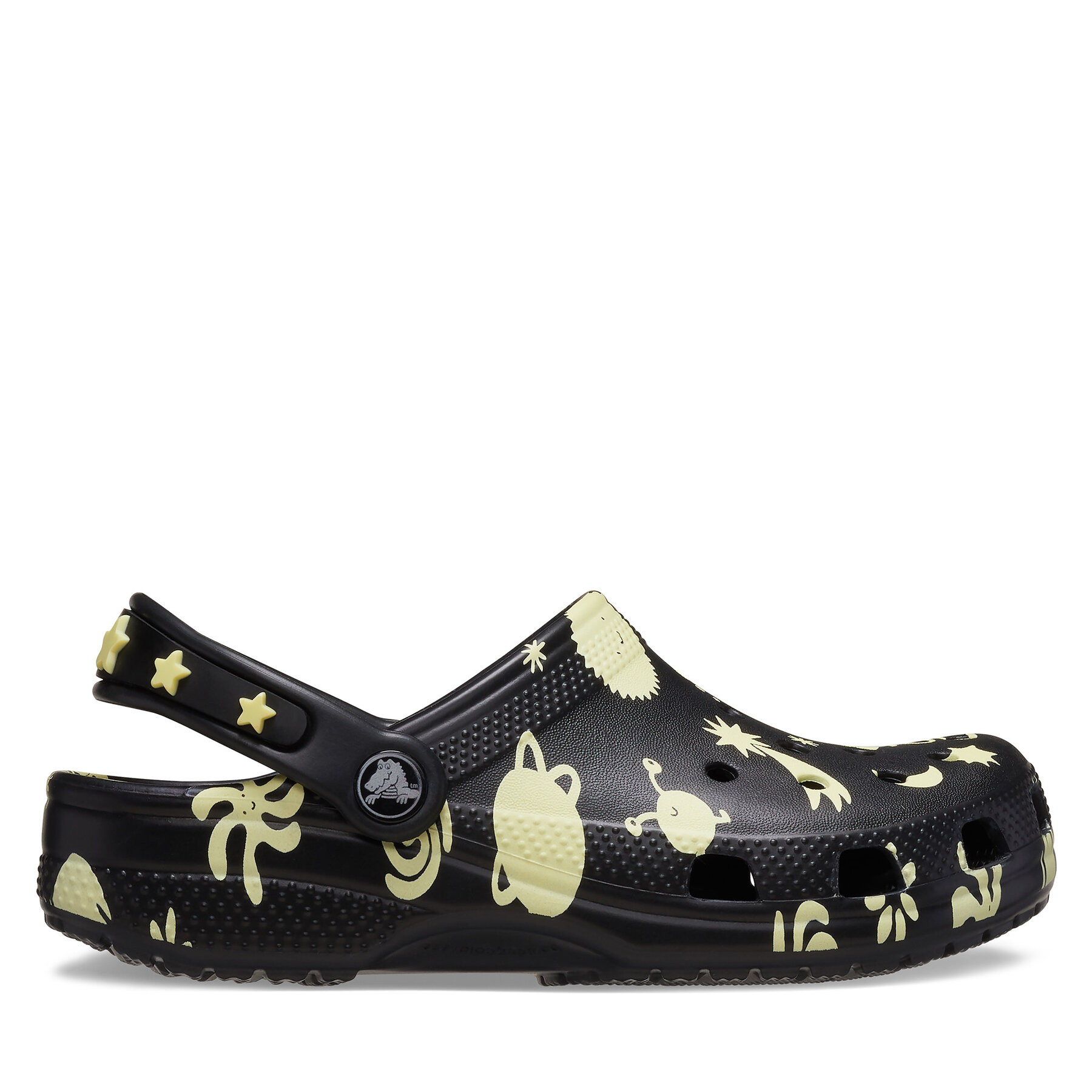 Pantoletten Crocs Classic Glow Space Clog K 210355 Schwarz Pantoletten Crocs Classic Glow Space Clog K 210355 Schwarz von Crocs
