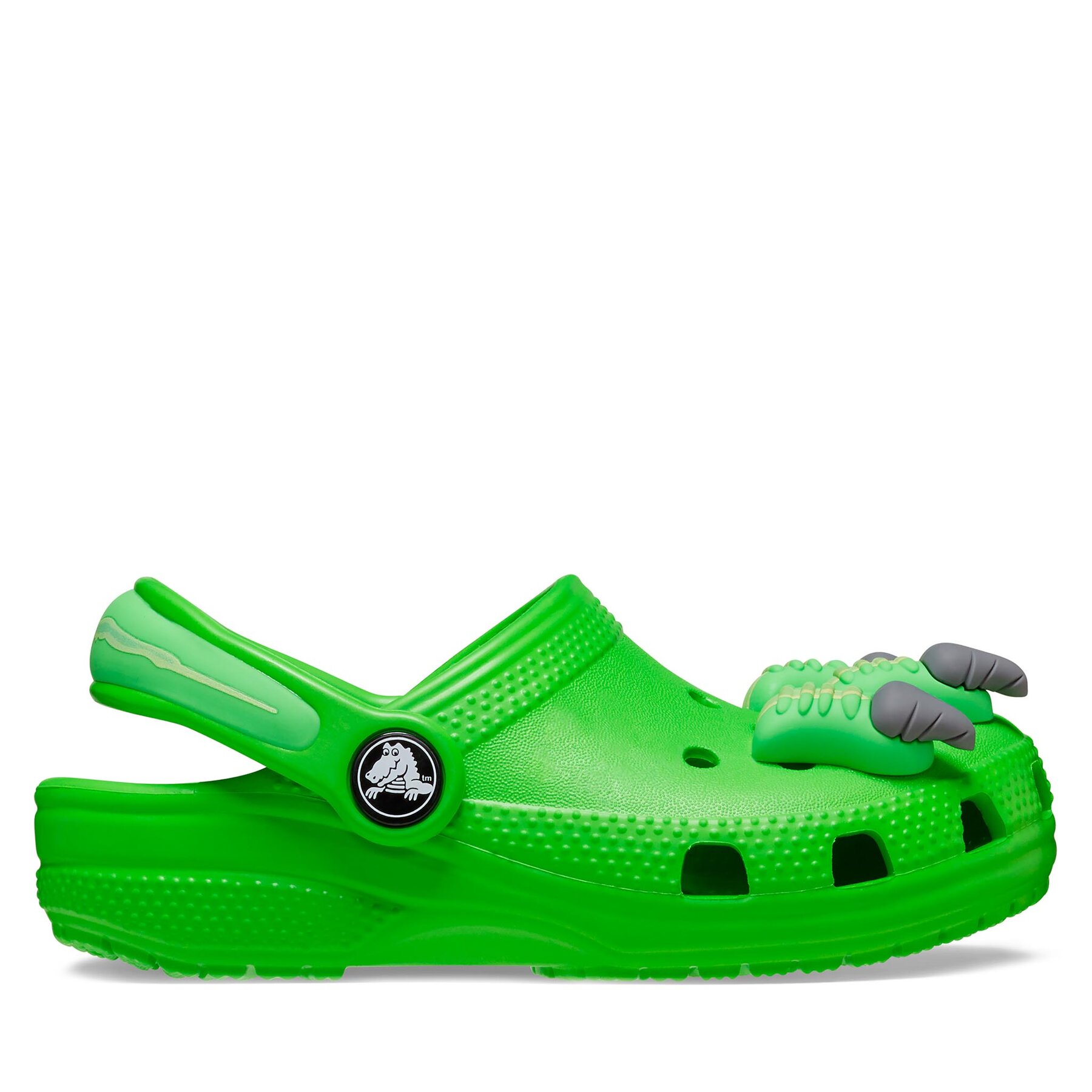 Pantoletten Crocs Classic Iam Dinosaur Clog T 209700 Grün von Crocs