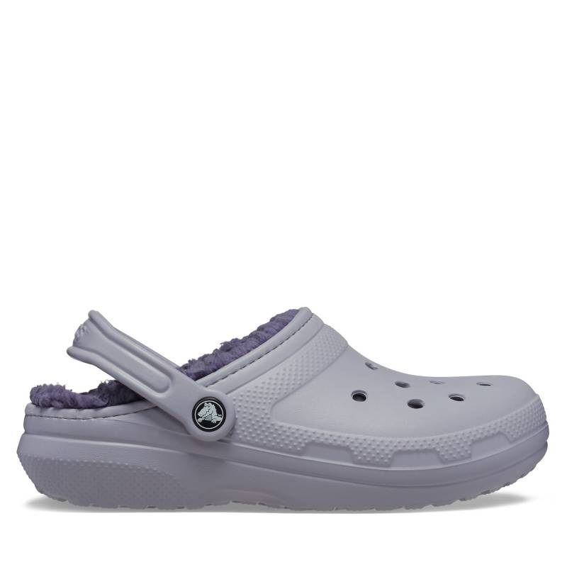 Pantoletten Crocs Classic Lined Clog 203591 Grau von Crocs