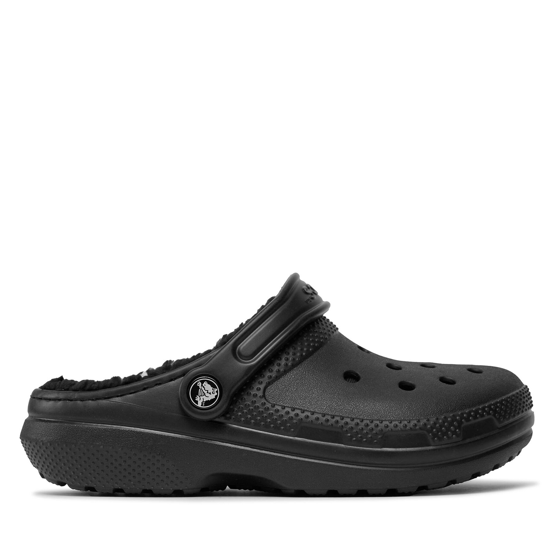 Pantoletten Crocs Classic Lined Clog 203591 Schwarz von Crocs